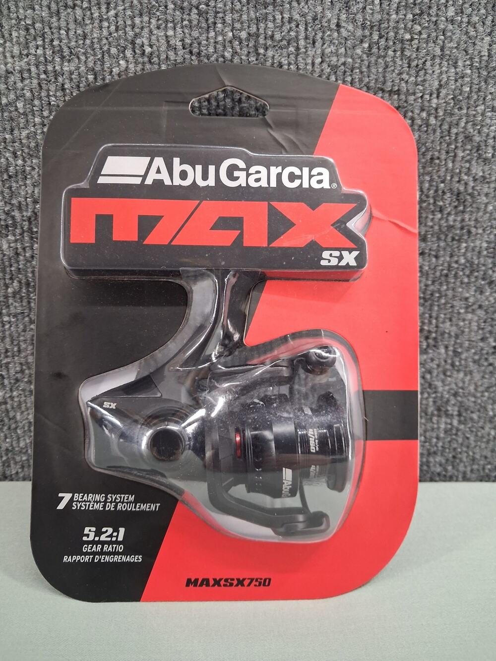 Abu Garcia Max SX MAXSX750 5.2:1 Gear Ratio Spinning Reel NEW